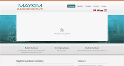 Desktop Screenshot of maykim.com.tr